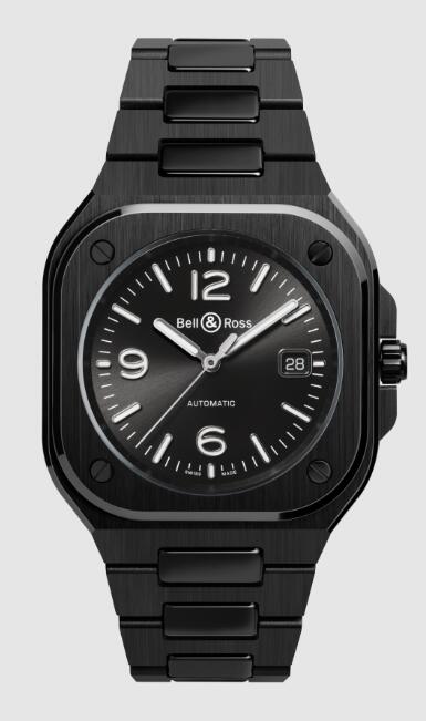Review Bell and Ross BR 05 Replica Watch BR 05 BLACK CERAMIC BR05A-BL-CE/SCE
